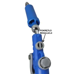 Pistolet do dmuchania 2w1 Venturi efekt lub zwykły regulacja 8mm dysza plastykowa