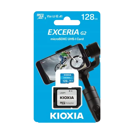 Karta pamięci microSD 128 GB UHS-I U1 Kioxia z adapterem