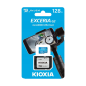 Karta pamięci microSD 128 GB UHS-I U1 Kioxia z adapterem Karta pamięci microSD 128 GB UHS-I U1 Kioxia z adapterem