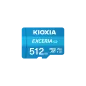 Karta pamięci microSD 512 GB UHS-I U1 Kioxia z adapterem Karta pamięci microSD 512 GB UHS-I U1 Kioxia z adapterem