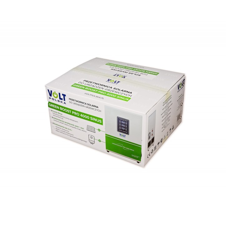 Przetwornica solarna GREEN BOOST PRO 4000 SINUS BYPASS (160-500VDC) Przetwornica solarna GREEN BOOST PRO 4000 SINUS BYPASS (160-500VDC)