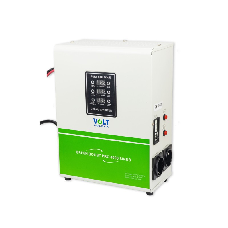 Przetwornica solarna GREEN BOOST PRO 4000 SINUS BYPASS (160-500VDC)