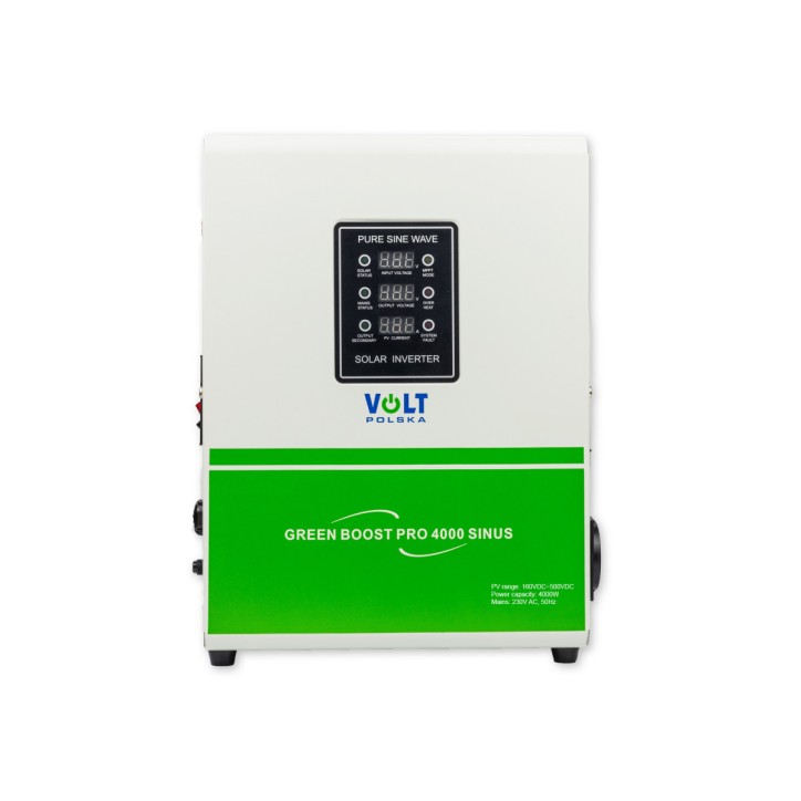 Przetwornica solarna GREEN BOOST PRO 4000 SINUS BYPASS (160-500VDC) Przetwornica solarna GREEN BOOST PRO 4000 SINUS BYPASS (160-500VDC)