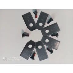 Messer + Schraube 6 Stück Sunseeker Mähroboter X3 X3PLUS X5 X7 PLUS