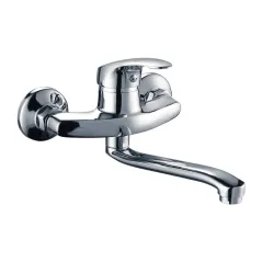 Duro Seria Marron bateria zlewozmywakowa ścienna 20 cm ruchoma wylewka