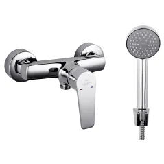 Duro Seria Bala bateria natryskowa ścienna z kompletem natryskowym i uchwytem pionowym