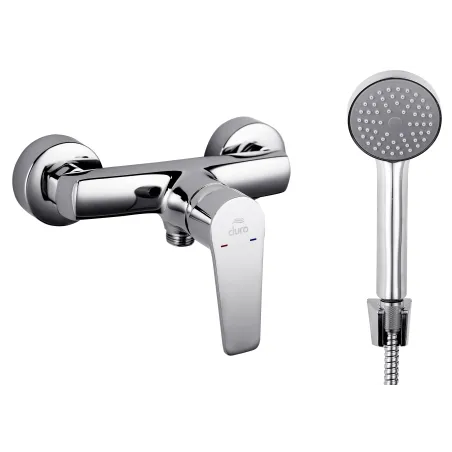 Duro Seria Bala bateria natryskowa ścienna z kompletem natryskowym i uchwytem pionowym