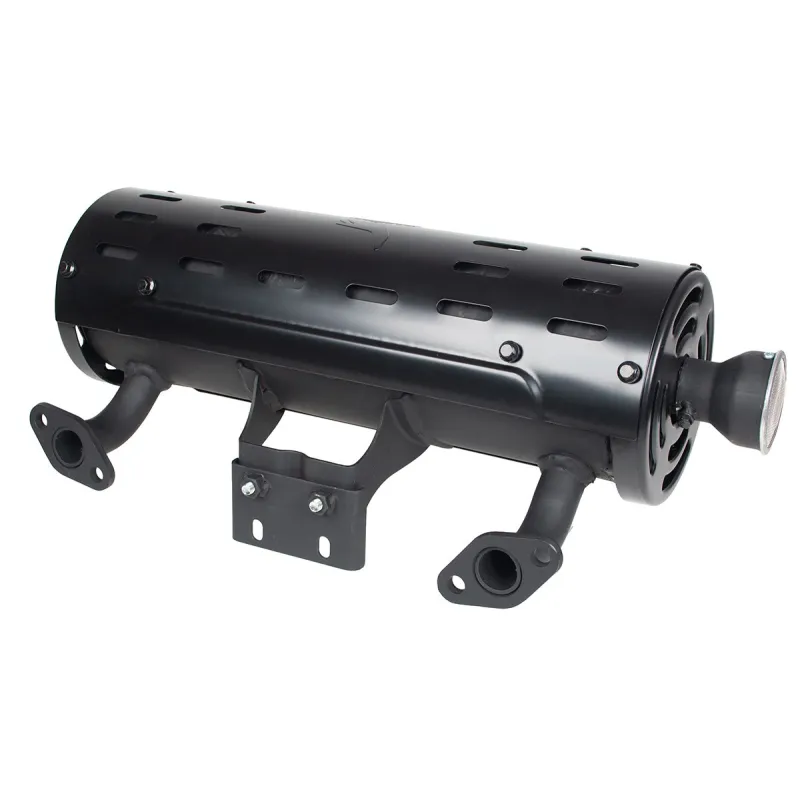 Tłumik Loncin LC2V80(T231) wylot na prawo CZĘŚĆ ORYGINALNA