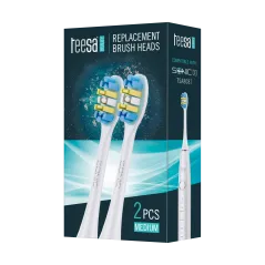 Główki do szczoteczki sonicznej TEESA SONIC 2 TSA8087-W średnie