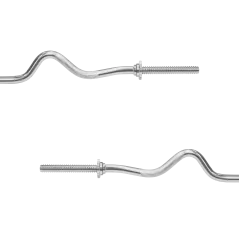 Gryf mocno łamany, sztanga 30mm 120cm 5.6kg max.170kg REBEL ACTIVE
