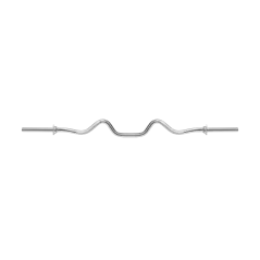 Gryf mocno łamany, sztanga 30mm 120cm 5.6kg max.170kg REBEL ACTIVE