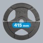 Obciążenie żeliwne olimpijskie 20kg, otwór 51mm, talerz z uchwytami, REBEL ACTIVE Obciążenie żeliwne olimpijskie 20kg, otwór 51mm, talerz z uchwytami, REBEL ACTIVE