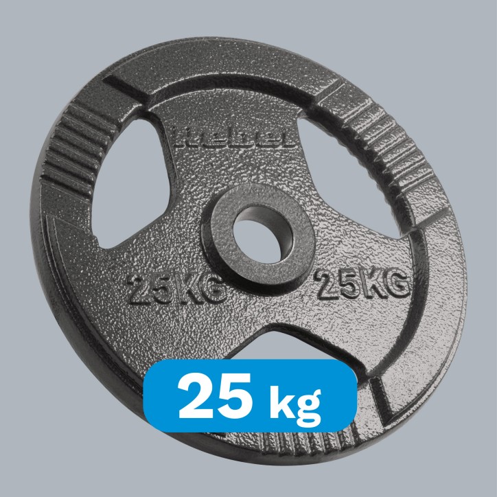 Obciążenie żeliwne olimpijskie 25kg, otwór 51mm, talerz z uchwytami, REBEL ACTIVE Obciążenie żeliwne olimpijskie 25kg, otwór 51mm, talerz z uchwytami, REBEL ACTIVE