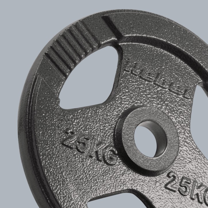 Obciążenie żeliwne olimpijskie 25kg, otwór 51mm, talerz z uchwytami, REBEL ACTIVE Obciążenie żeliwne olimpijskie 25kg, otwór 51mm, talerz z uchwytami, REBEL ACTIVE