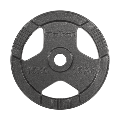 Obciążenie żeliwne olimpijskie zestaw 2x15kg, otwór 51mm, talerz z uchwytami, REBEL ACTIVE