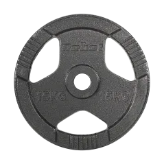 Obciążenie żeliwne olimpijskie zestaw 2x15kg, otwór 51mm, talerz z uchwytami, REBEL ACTIVE