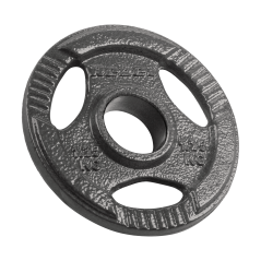 Obciążenie żeliwne olimpijskie zestaw 4x1.25kg, otwór 51mm, talerz z uchwytami, REBEL ACTIVE