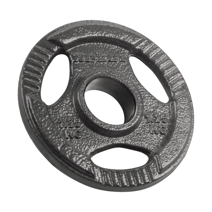 Obciążenie żeliwne olimpijskie zestaw 4x1.25kg, otwór 51mm, talerz z uchwytami, REBEL ACTIVE Obciążenie żeliwne olimpijskie zestaw 4x1.25kg, otwór 51mm, talerz z uchwytami, REBEL ACTIVE