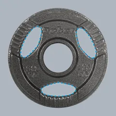 Obciążenie żeliwne olimpijskie zestaw 4x1.25kg, otwór 51mm, talerz z uchwytami, REBEL ACTIVE