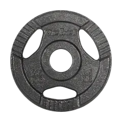 Obciążenie żeliwne olimpijskie zestaw 4x2.5kg, otwór 51mm, talerz z uchwytami, REBEL ACTIVE