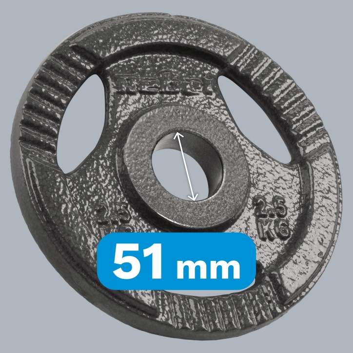 Obciążenie żeliwne olimpijskie zestaw 4x2.5kg, otwór 51mm, talerz z uchwytami, REBEL ACTIVE Obciążenie żeliwne olimpijskie zestaw 4x2.5kg, otwór 51mm, talerz z uchwytami, REBEL ACTIVE