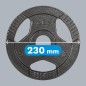 Obciążenie żeliwne olimpijskie zestaw 4x5kg, otwór 51mm, talerz z uchwytami, REBEL ACTIVE Obciążenie żeliwne olimpijskie zestaw 4x5kg, otwór 51mm, talerz z uchwytami, REBEL ACTIVE