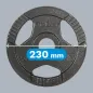 Obciążenie żeliwne olimpijskie zestaw 4x5kg, otwór 51mm, talerz z uchwytami, REBEL ACTIVE Obciążenie żeliwne olimpijskie zestaw 4x5kg, otwór 51mm, talerz z uchwytami, REBEL ACTIVE
