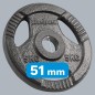 Obciążenie żeliwne olimpijskie zestaw 4x5kg, otwór 51mm, talerz z uchwytami, REBEL ACTIVE Obciążenie żeliwne olimpijskie zestaw 4x5kg, otwór 51mm, talerz z uchwytami, REBEL ACTIVE