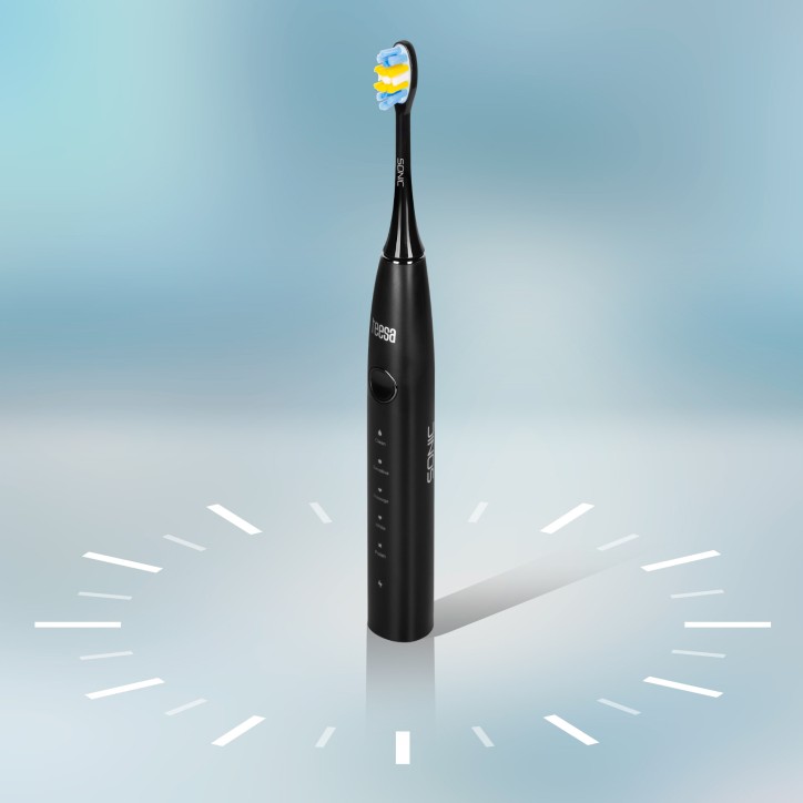 Soniczna szczoteczka do zębów TEESA SONIC 2 czarna , 5 trybów pracy, etui podróżne , USB typ C Soniczna szczoteczka do zębów TEESA SONIC 2 czarna , 5 trybów pracy, etui podróżne , USB typ C