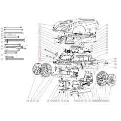 O-ring kamery kosiarka automatyczna X5