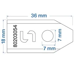 Blade + Screw Set Sunseeker 6 pcs for X3 X3PLUS X5 X7 PLUS