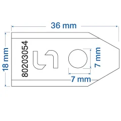 Blade + Screw Set Sunseeker 6 pcs for X3 X3PLUS X5 X7 PLUS