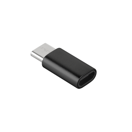 Adapter Przejściówka Micro USB - USB typu C M-Life czarna