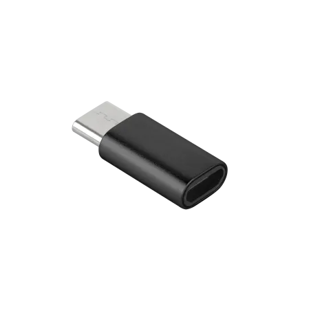 Adapter Przejściówka Micro USB - USB typu C M-Life czarna