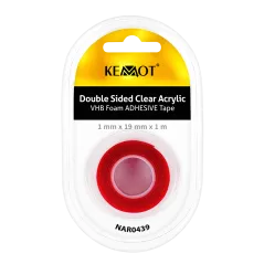 Dwustronna taśma KEMOT 1mm x 19mm x 1M