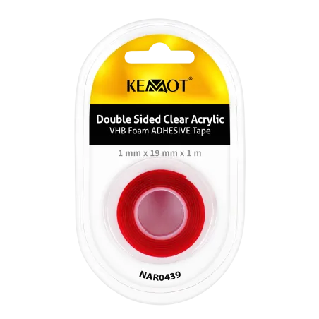 Dwustronna taśma KEMOT 1mm x 19mm x 1M