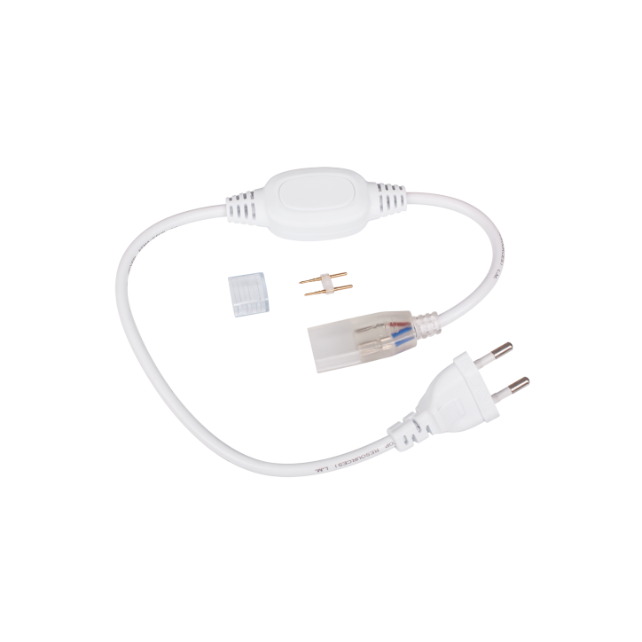 Kabel zasilający z prostownikiem do sznuura LED0142, LED0143