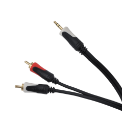 Kabel 3.5 wtyk stereo - 2RCA audio 10m Cabletech Basic Edition