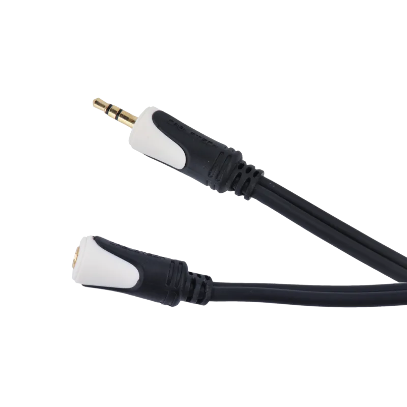 Kabel 3.5 wtyk stereo - 3.5 gniazdo stereo 1.8m Cabletech Basic Edition