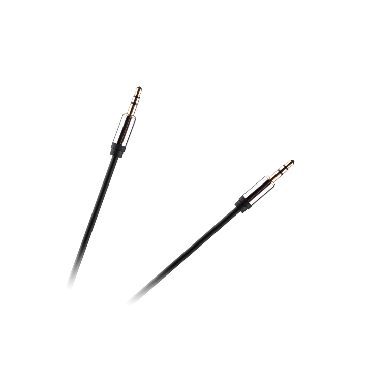 Kabel audio Jack 3.5 wtyk - wtyk M-Life spirala