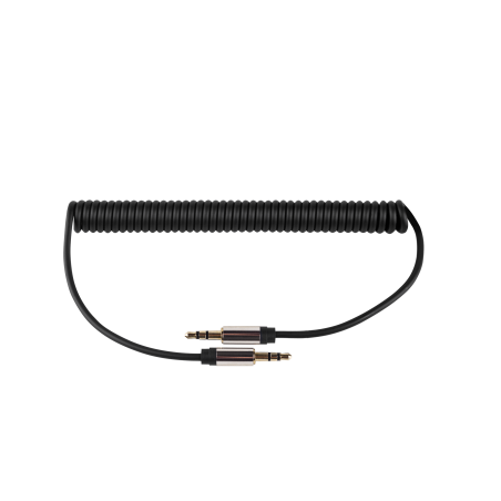 Kabel audio Jack 3.5 wtyk - wtyk M-Life spirala