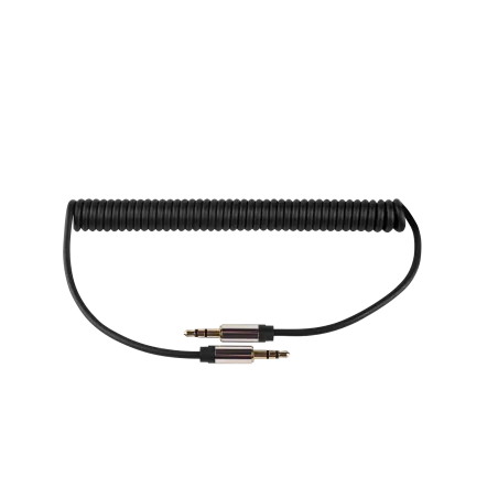 Kabel audio Jack 3.5 wtyk - wtyk M-Life spirala