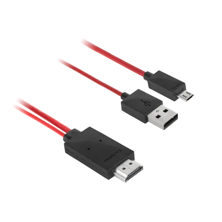 Kabel MHL wtyk HDMI-micro USB 1.5M (Galaxy S3, Note2)