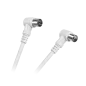 Kabel TV-Video biały kątowo/kątowy 7,5m Kabel TV-Video biały kątowo/kątowy 7,5m