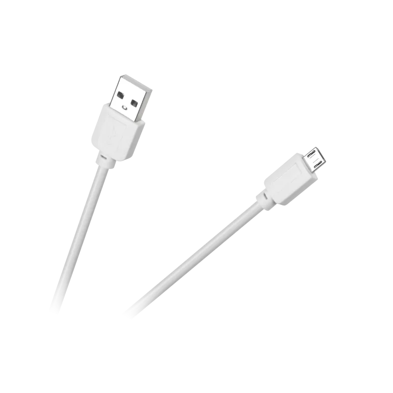 Kabel USB - micro USB M-Life biały 1m