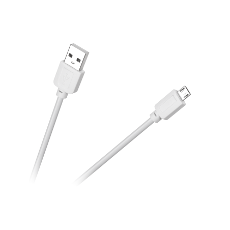 Kabel USB - micro USB M-Life biały 1m