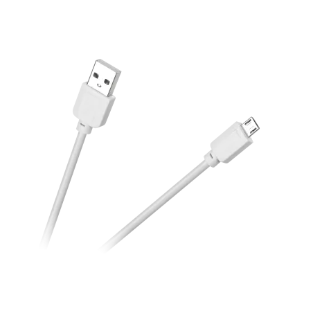 Kabel USB - micro USB M-Life biały 1m