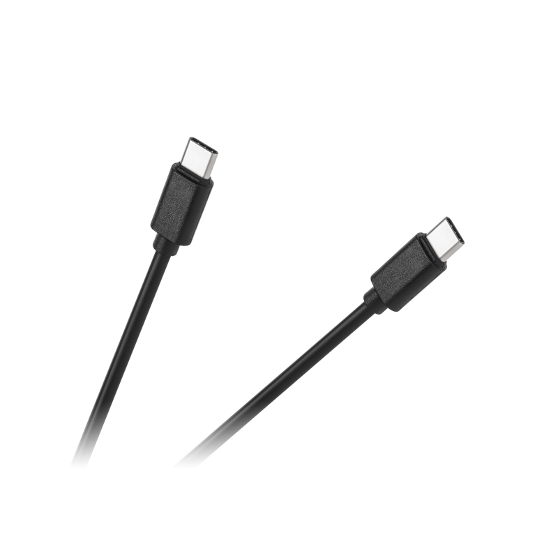 Kabel USB typu C - USB typu C M-Life czarny 1m