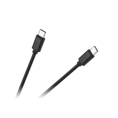 Kabel USB typu C - USB typu C M-Life czarny 1m