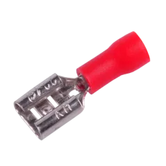 Konektor F-1-P żeński izolowany czerwony KF43